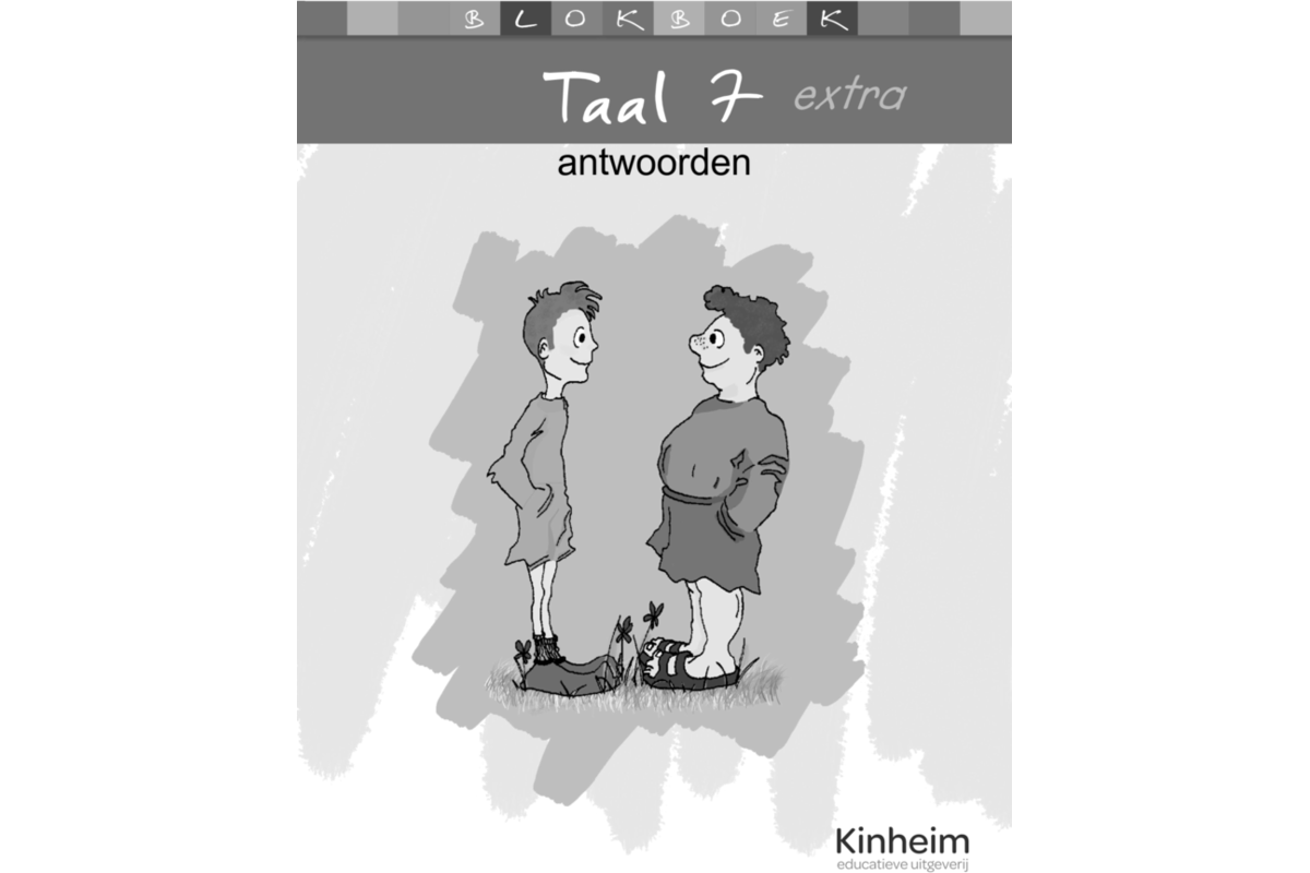 Blokboek taal groep 7 extra antwoorden en dictees