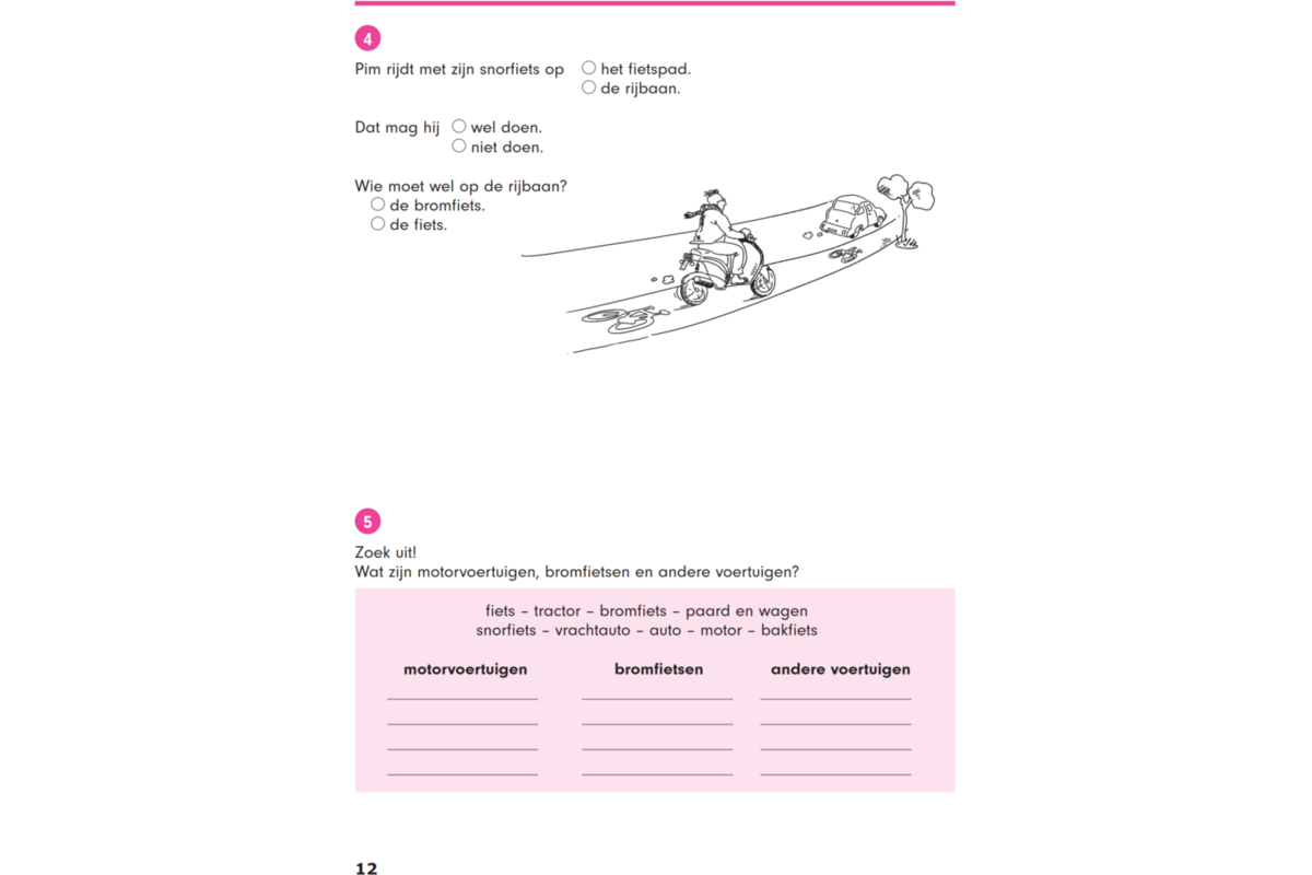 Blokboek verkeer groep 5 (5 stuks)
