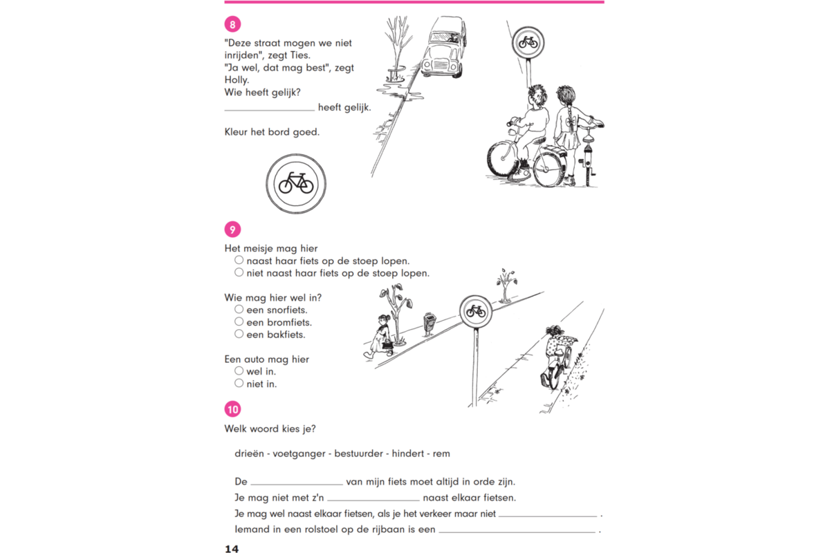 Blokboek verkeer groep 5 (5 stuks)
