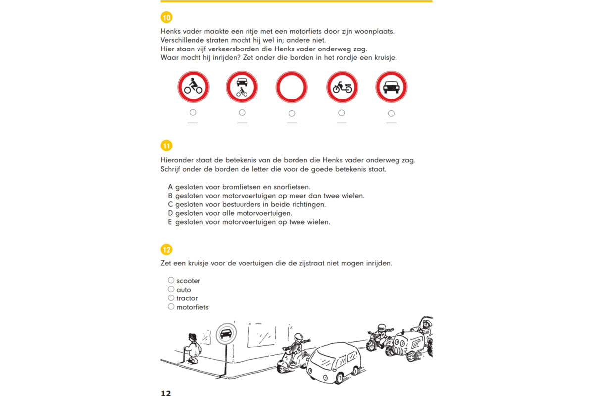 Blokboek verkeer groep 7 (5 stuks)