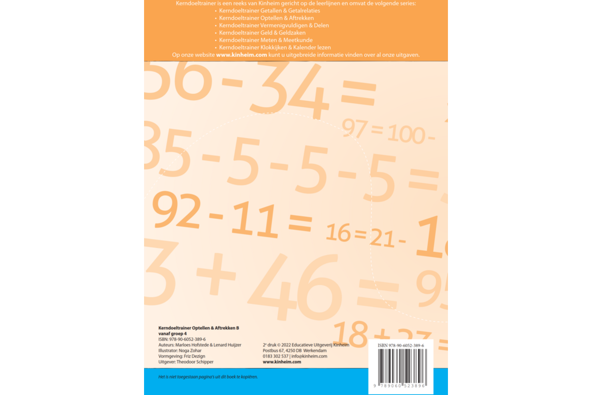 Kerndoeltrainer Optellen & Aftrekken B (5 stuks)