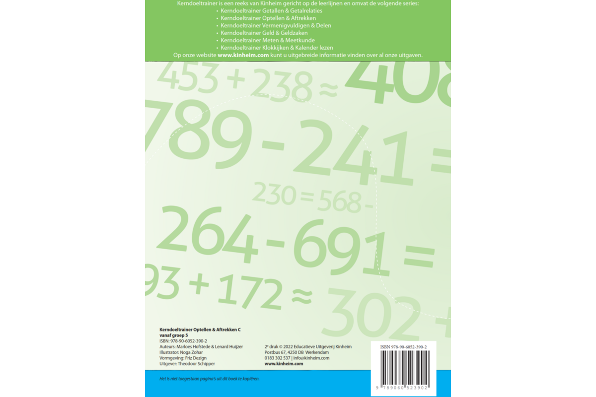 Kerndoeltrainer Optellen & Aftrekken C (5 stuks)