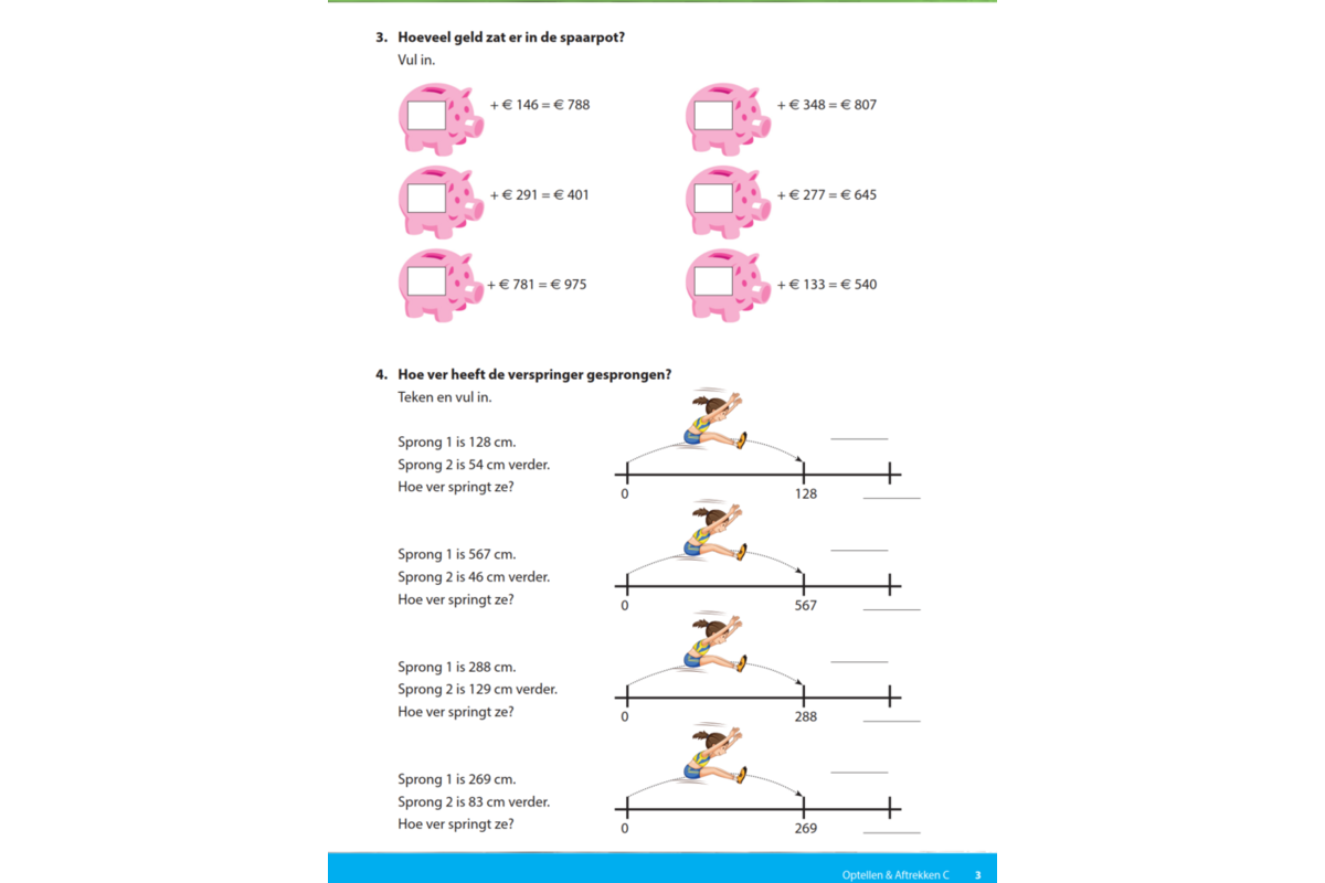 Kerndoeltrainer Optellen & Aftrekken C (5 stuks)