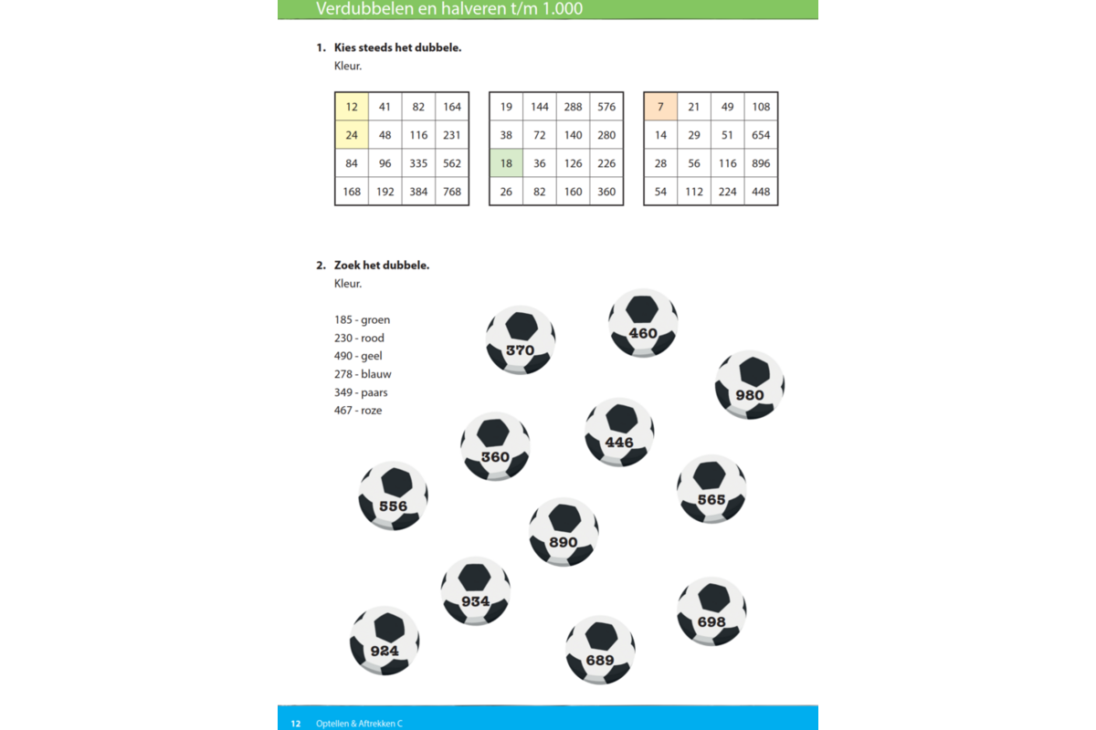 Kerndoeltrainer Optellen & Aftrekken C (5 stuks)