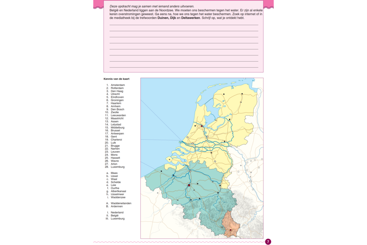 Blokboek aardrijkskunde Europa (5 stuks)