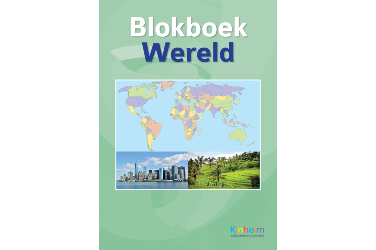 Blokboek aardrijkskunde wereld (5 stuks)