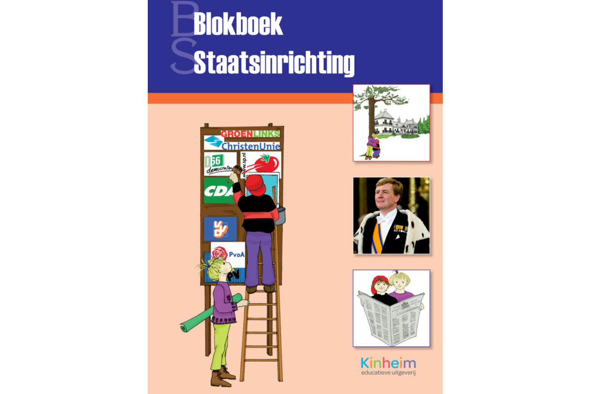 Blokboek staatsinrichting (5 stuks)