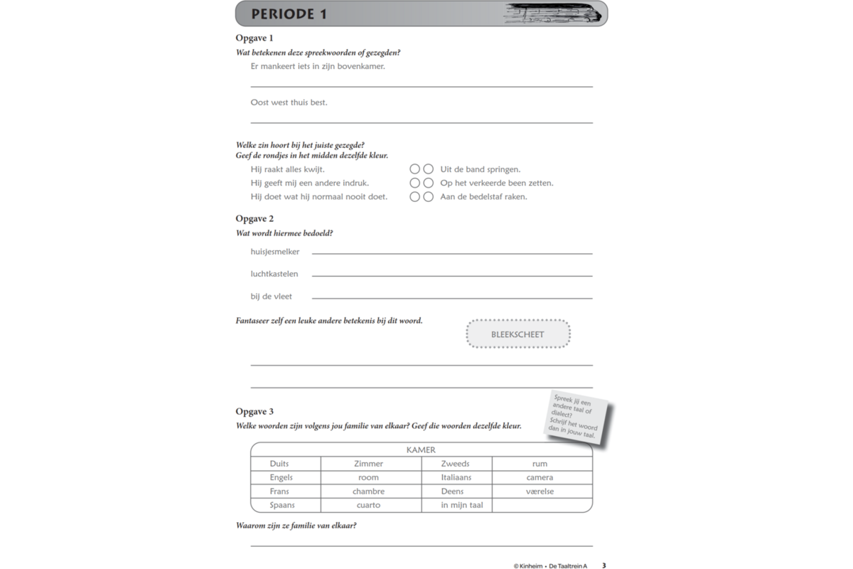 Taaltrein A groep 4-5 (5 stuks)