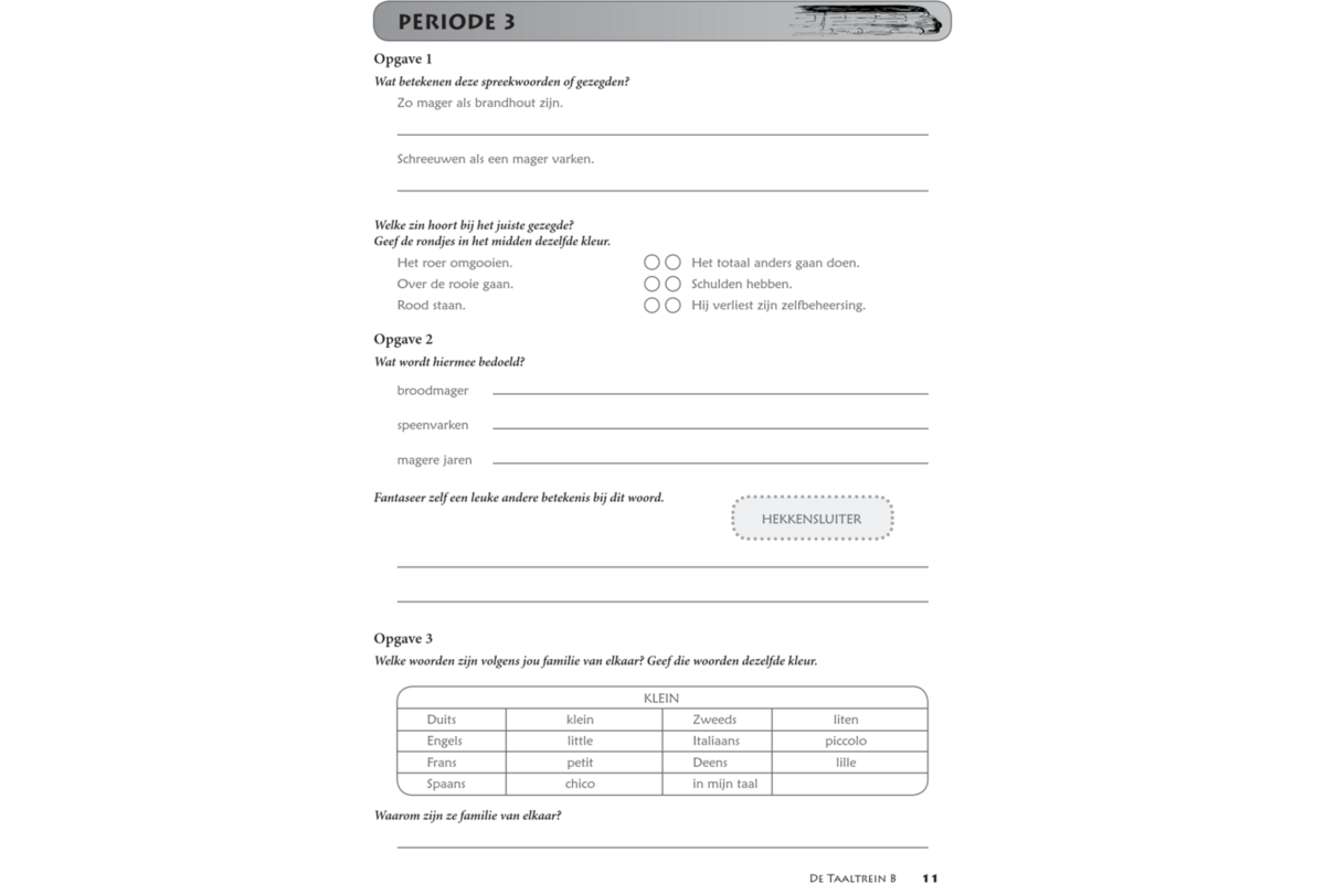 Taaltrein B groep 5-6 (5 stuks)