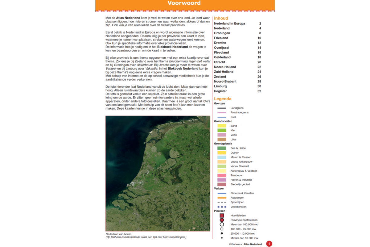 Atlas van Nederland herziene uitgave