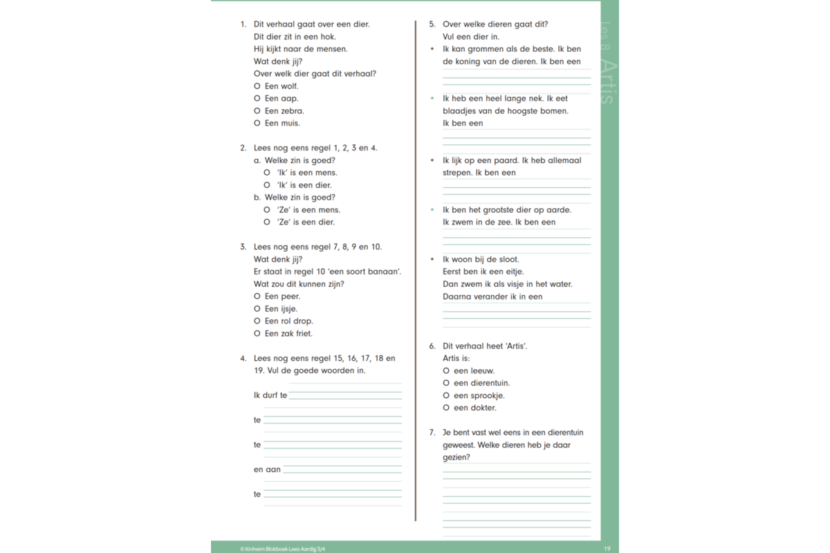 Blokboek Lees Aardig groep 3-4 (5 stuks)