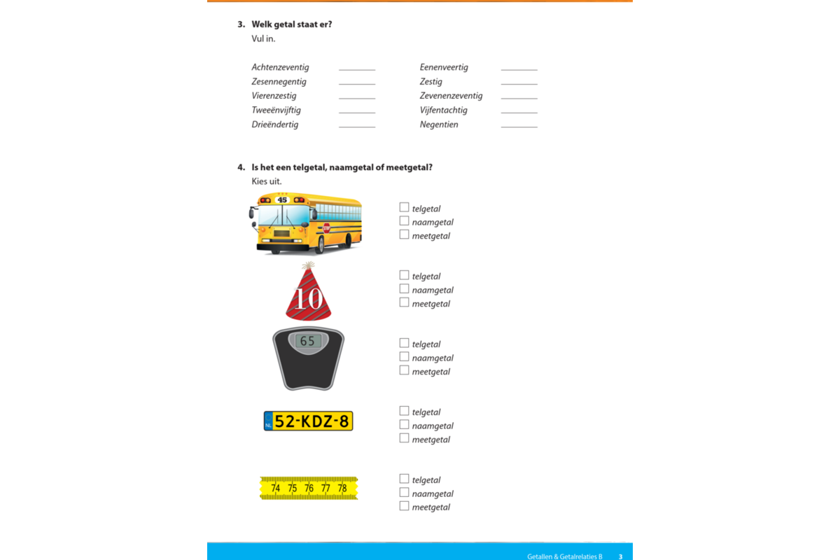 Kerndoeltrainer Getallen & Getalrelaties B (5 stuks)