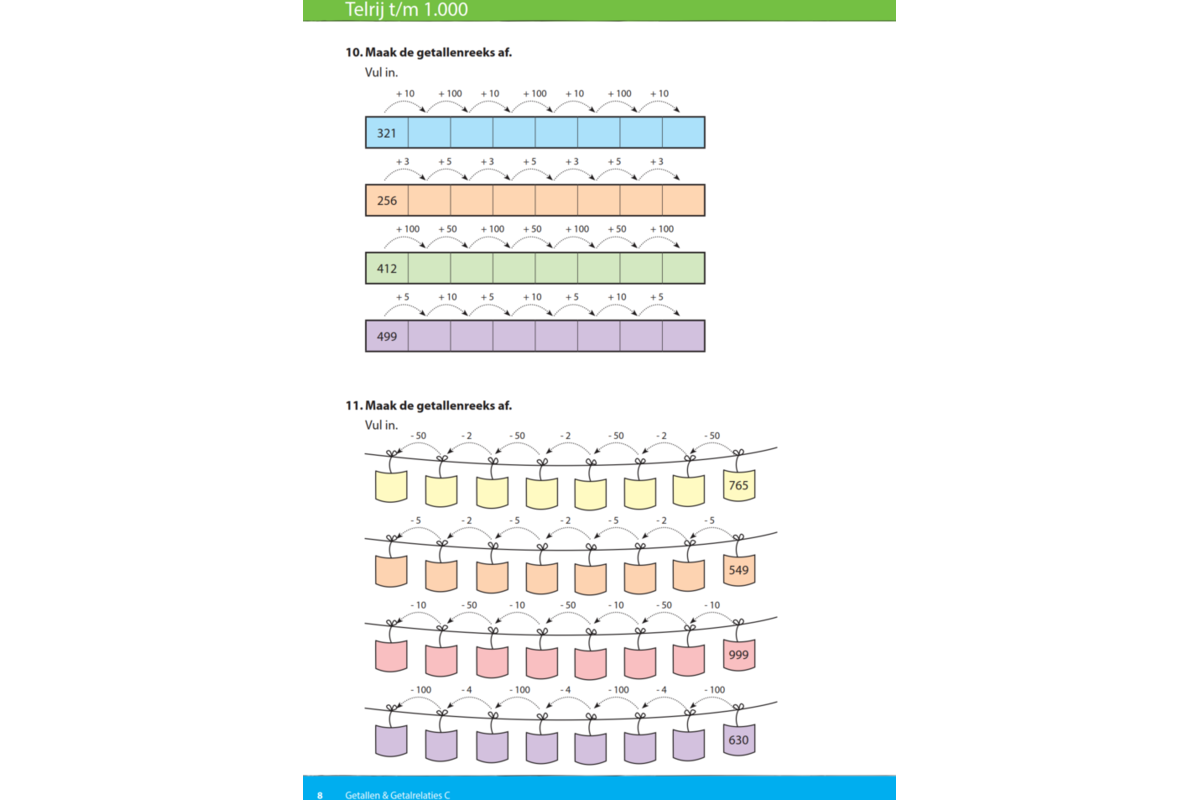 Kerndoeltrainer Getallen & Getalrelaties C (5 stuks)