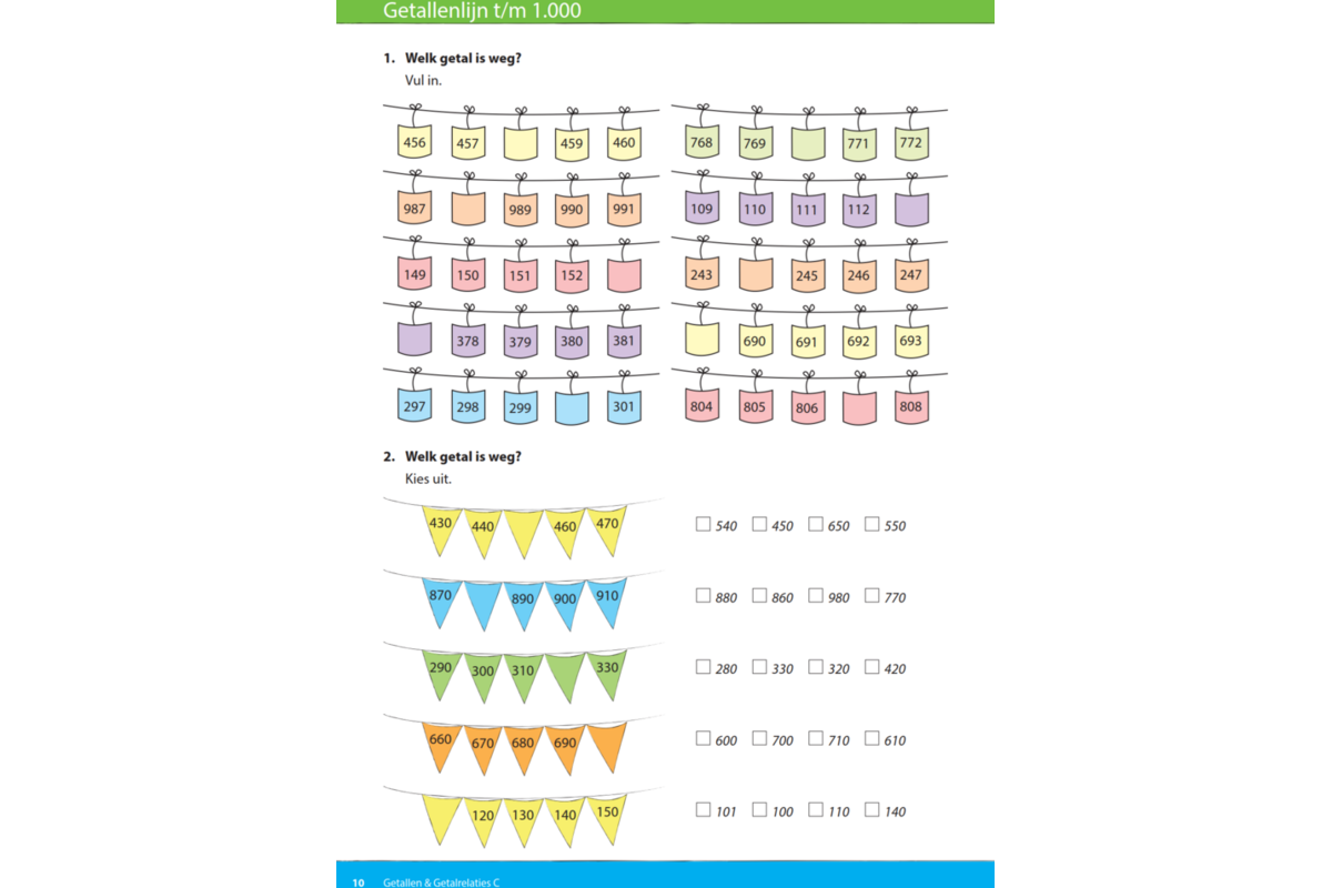 Kerndoeltrainer Getallen & Getalrelaties C (5 stuks)