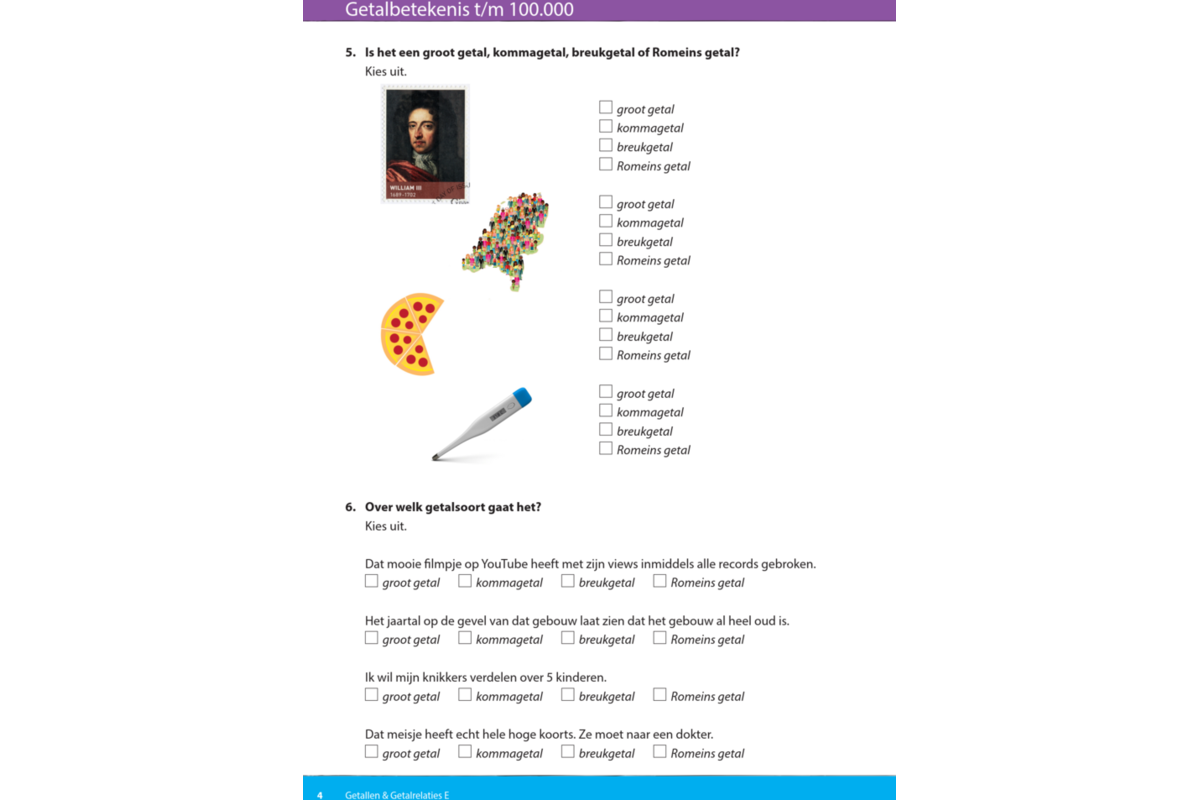 Kerndoeltrainer Getallen & Getalrelaties E (5 stuks)