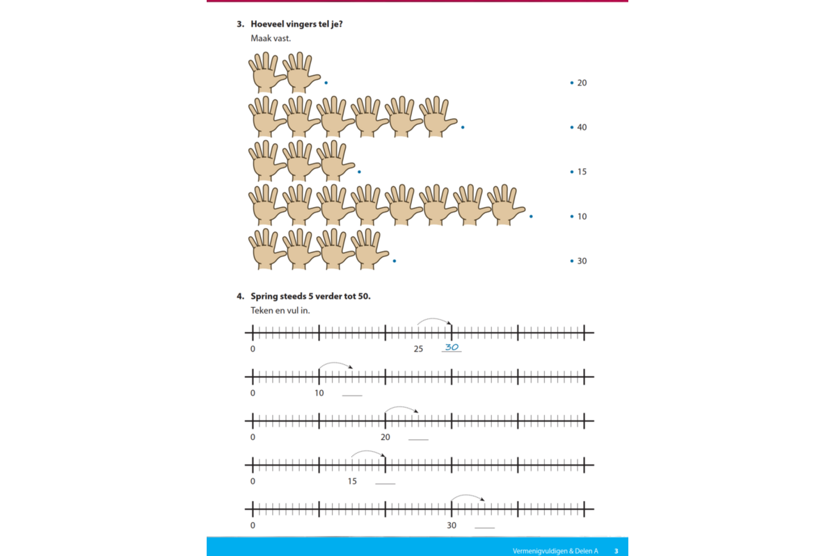 Kerndoeltrainer Vermenigvuldigen & Delen A (5 stuks)