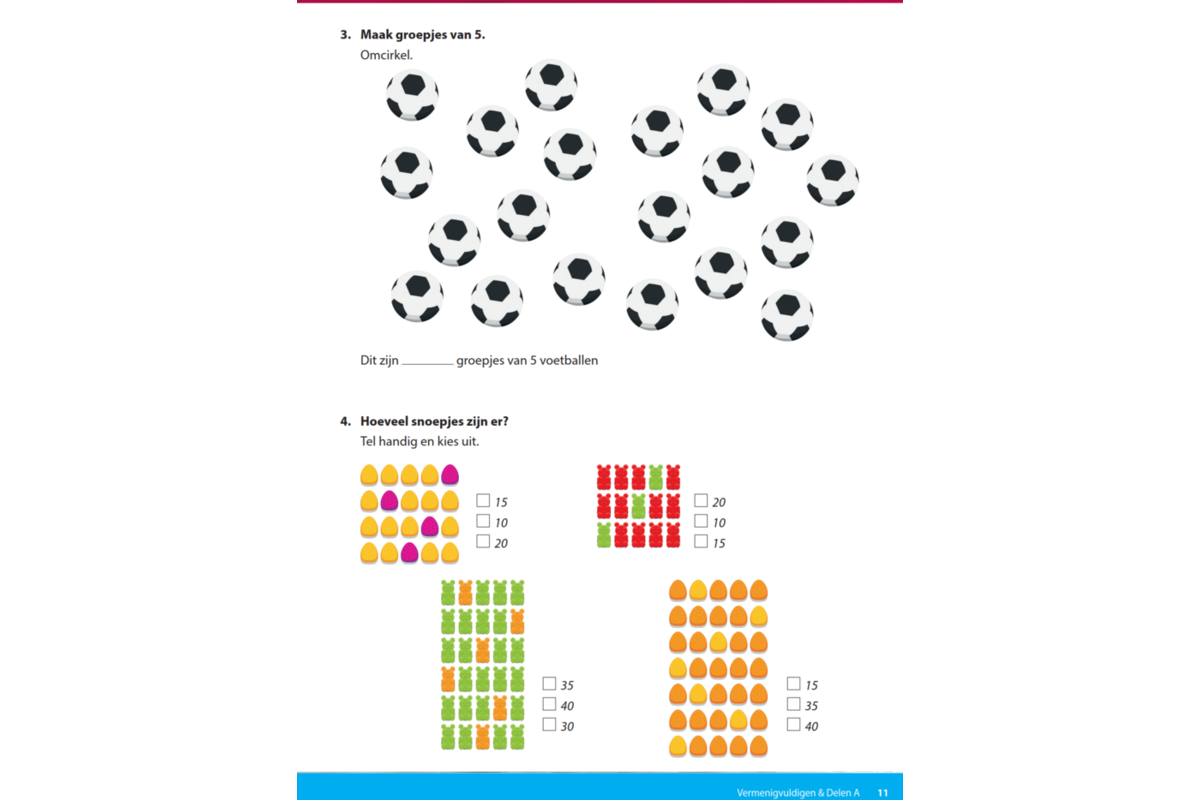 Kerndoeltrainer Vermenigvuldigen & Delen A (5 stuks)