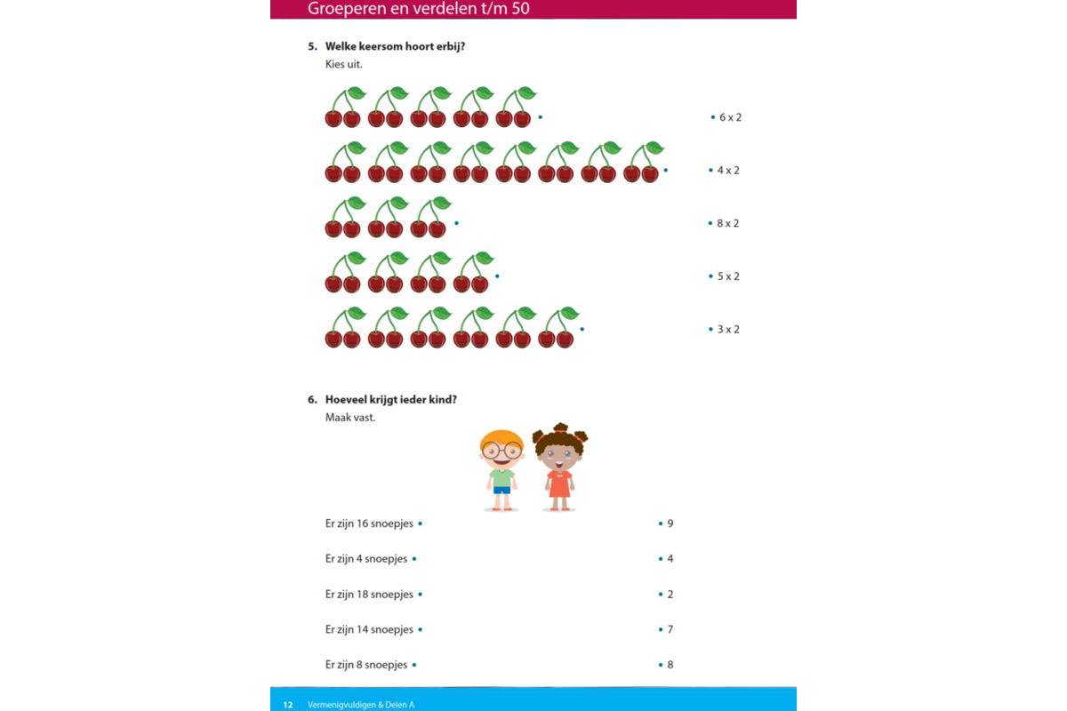 Kerndoeltrainer Vermenigvuldigen & Delen A (5 stuks)