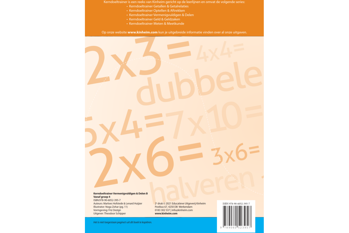 Kerndoeltrainer Vermenigvuldigen & Delen B (5 stuks)