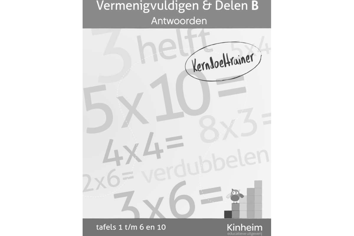 Kerndoeltrainer Vermenigvuldigen & Delen B antwoorden