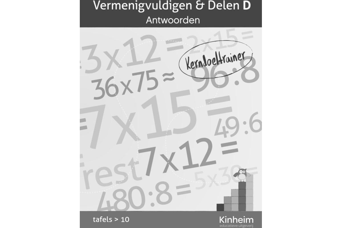 Kerndoeltrainer Vermenigvuldigen & Delen D antwoorden