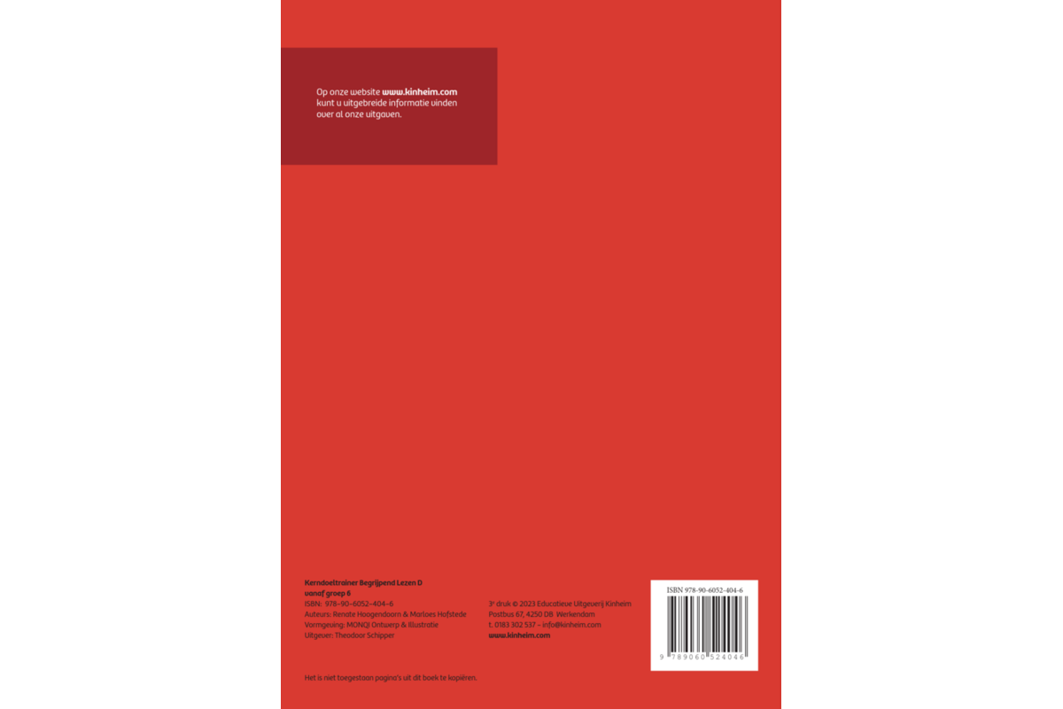Kerndoeltrainer Begrijpend Lezen D (5 stuks)