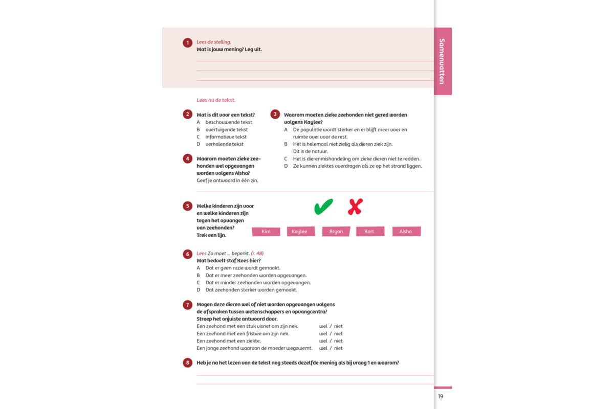 Kerndoeltrainer Begrijpend Lezen D (5 stuks)