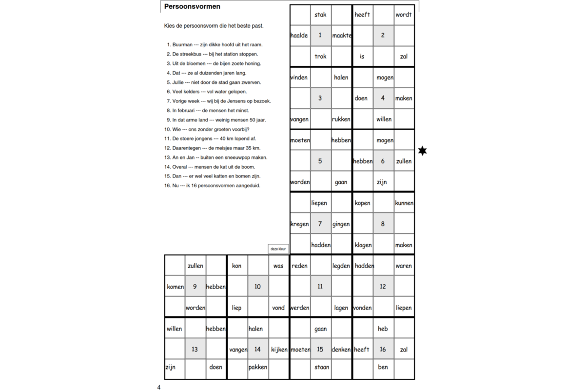 Zelfstandig taal 6 werkboek