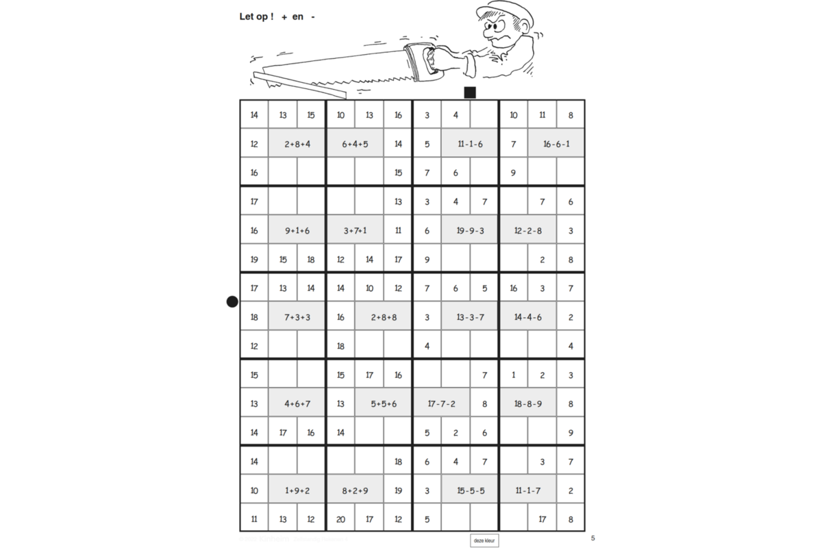 Zelfstandig rekenen 4 werkboek (5 stuks)