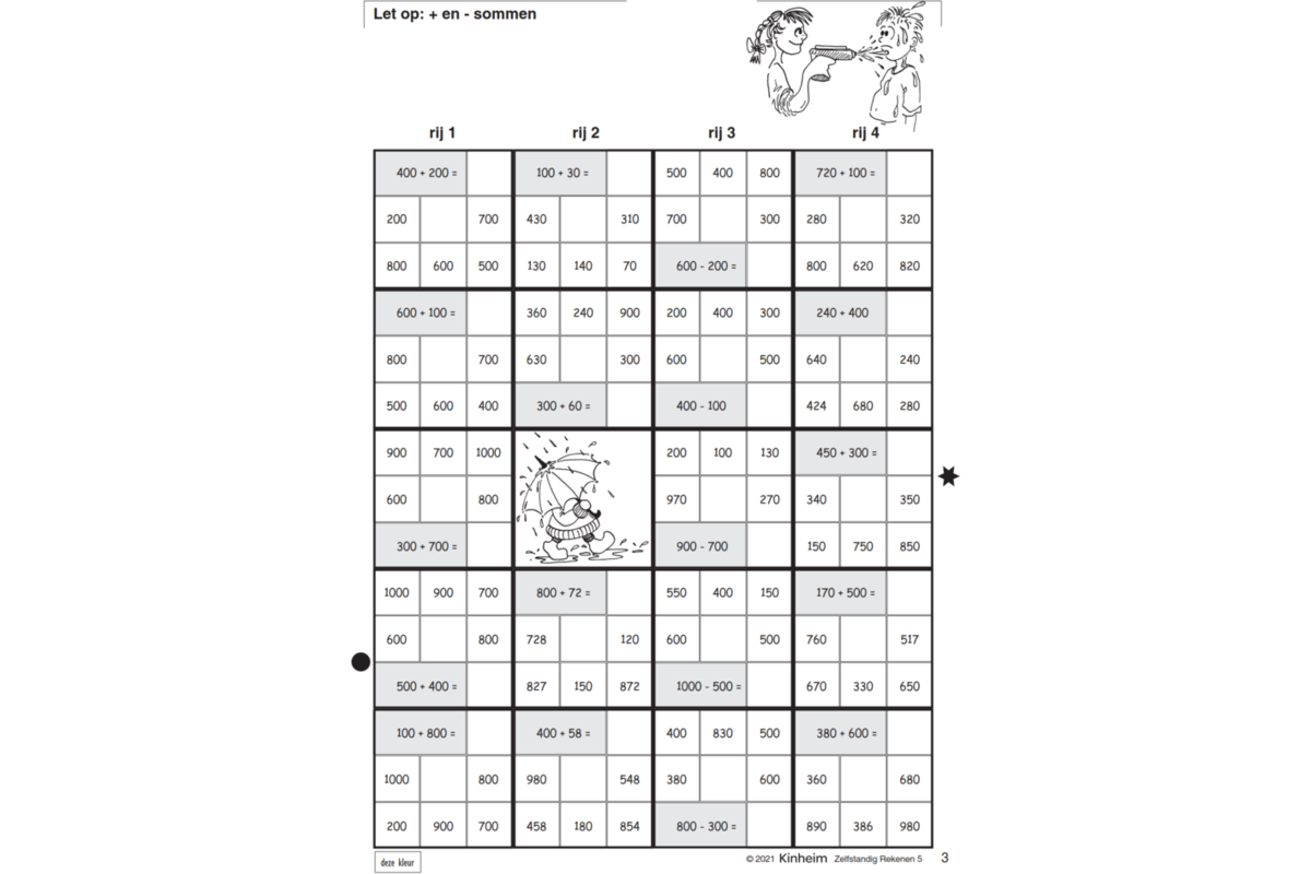 Zelfstandig rekenen 5 werkboek (5 stuks)