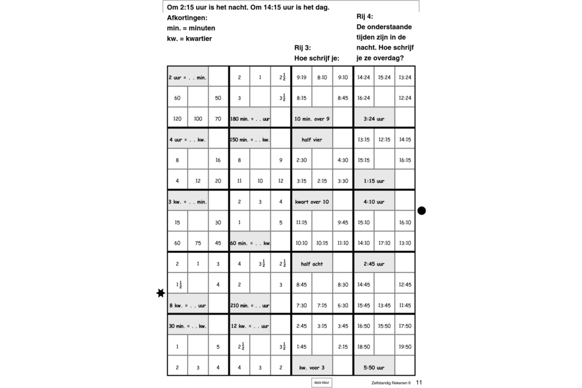 Zelfstandig rekenen 6 werkboek (5 stuks)