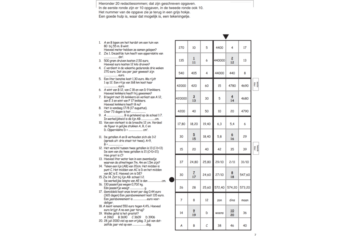 Zelfstandig rekenen 8 werkboek (5 stuks)