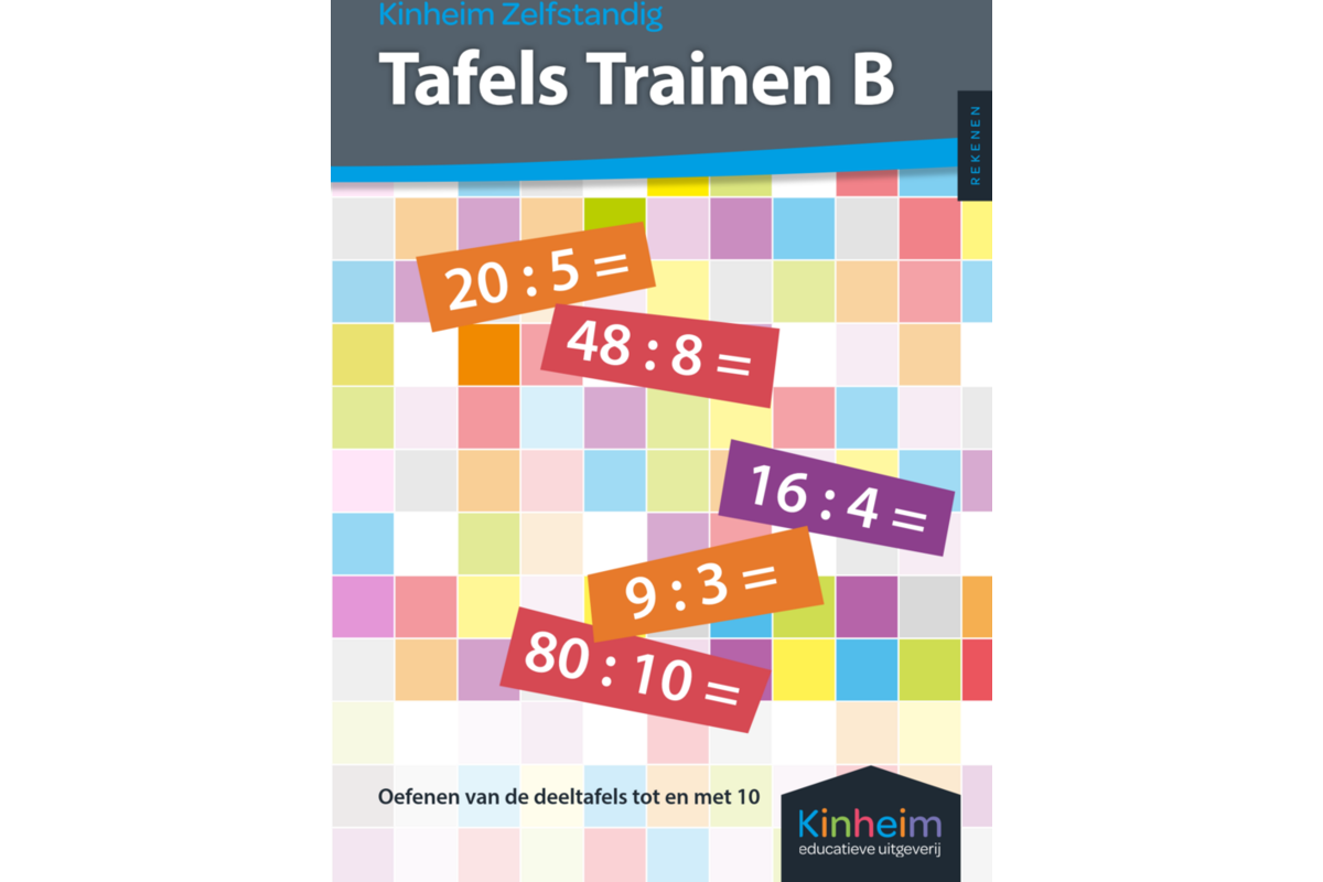 Zelfstandig tafels trainen B (5 stuks)