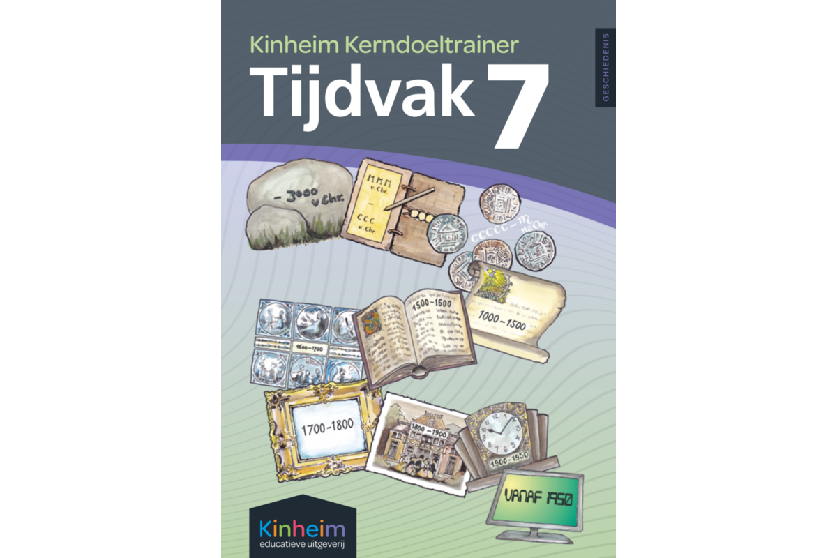 Kerndoeltrainer Tijdvak werkboek groep 7 (5 stuks)