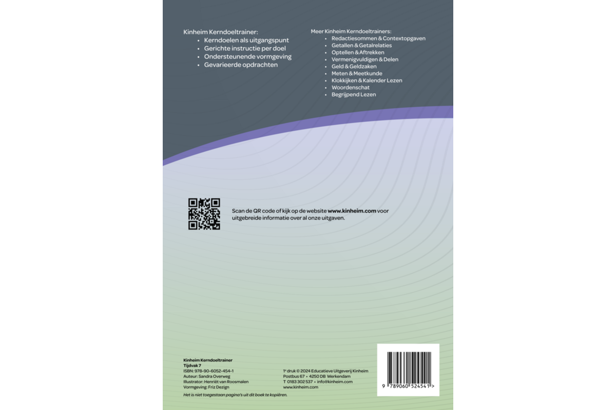 Kerndoeltrainer Tijdvak werkboek groep 7 (5 stuks)