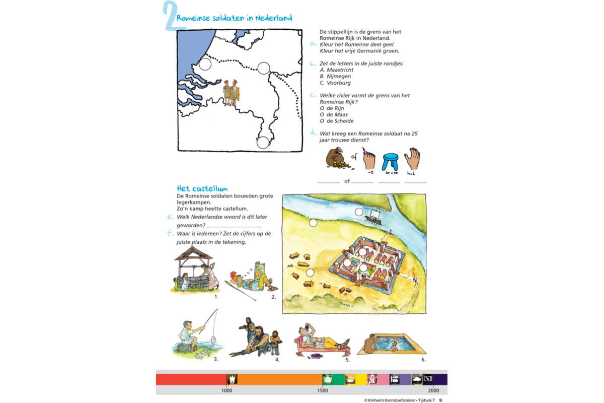 Kerndoeltrainer Tijdvak werkboek groep 7 (5 stuks)
