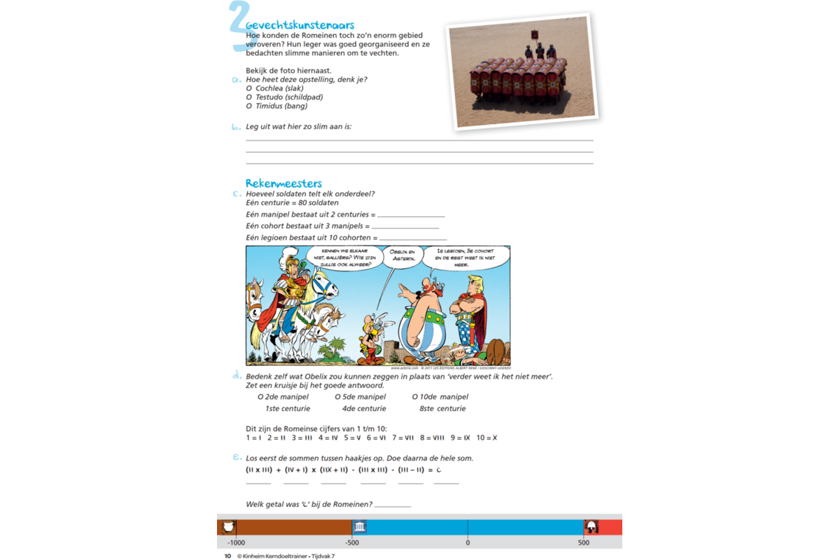 Kerndoeltrainer Tijdvak werkboek groep 7 (5 stuks)