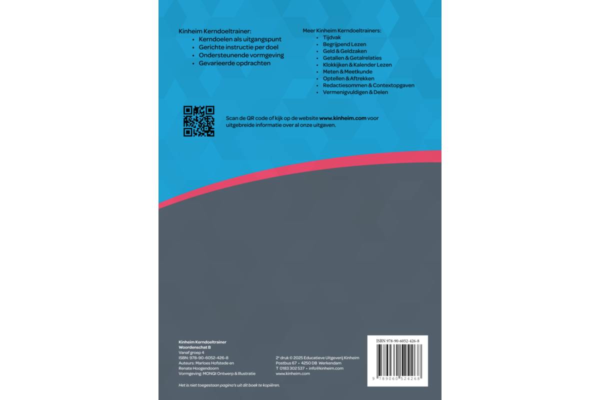 Kerndoeltrainer Woordenschat B (5 stuks)