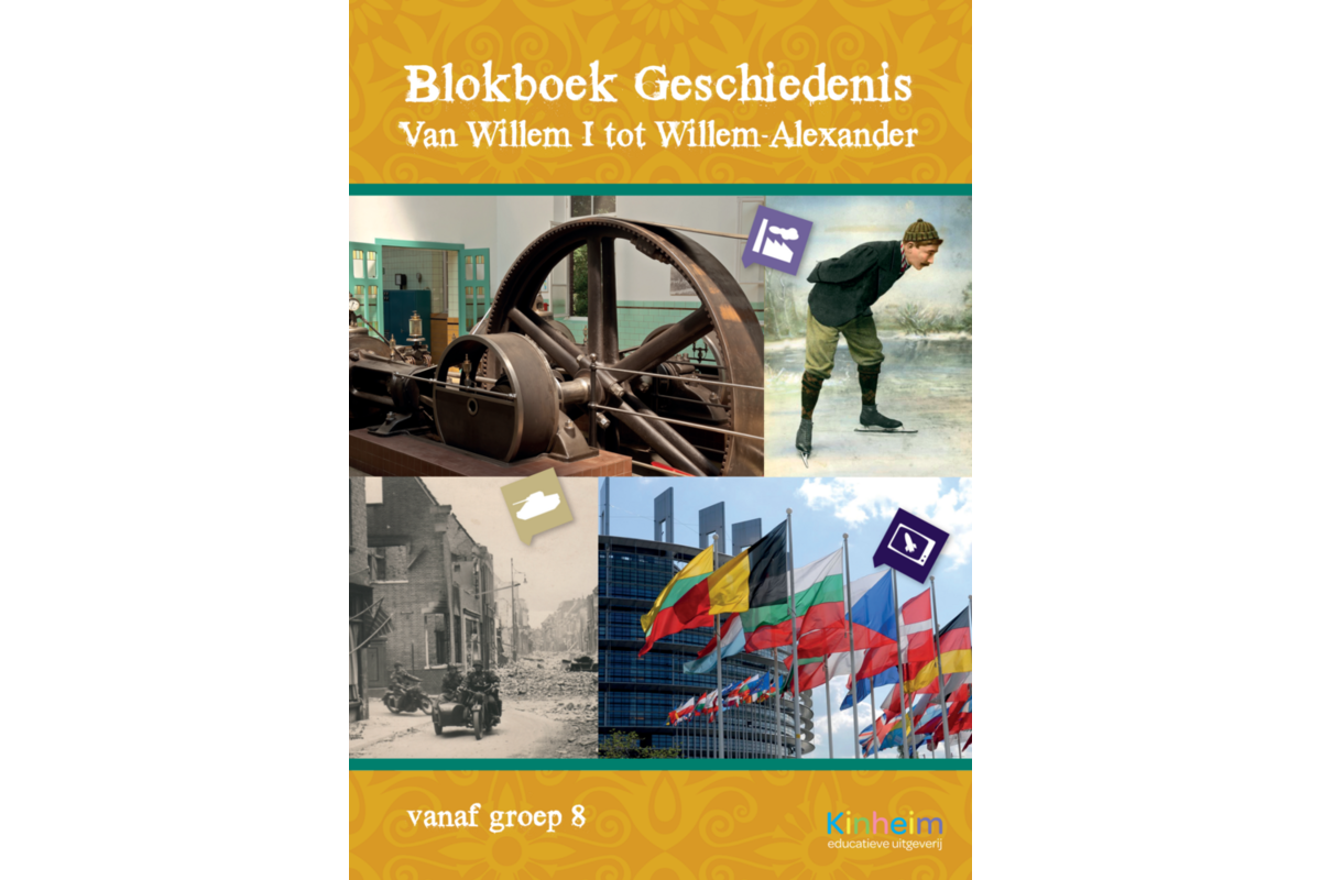 Blokboek geschiedenis groep 8 (5 stuks)