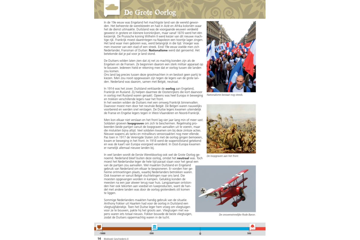 Blokboek geschiedenis groep 8 (5 stuks)