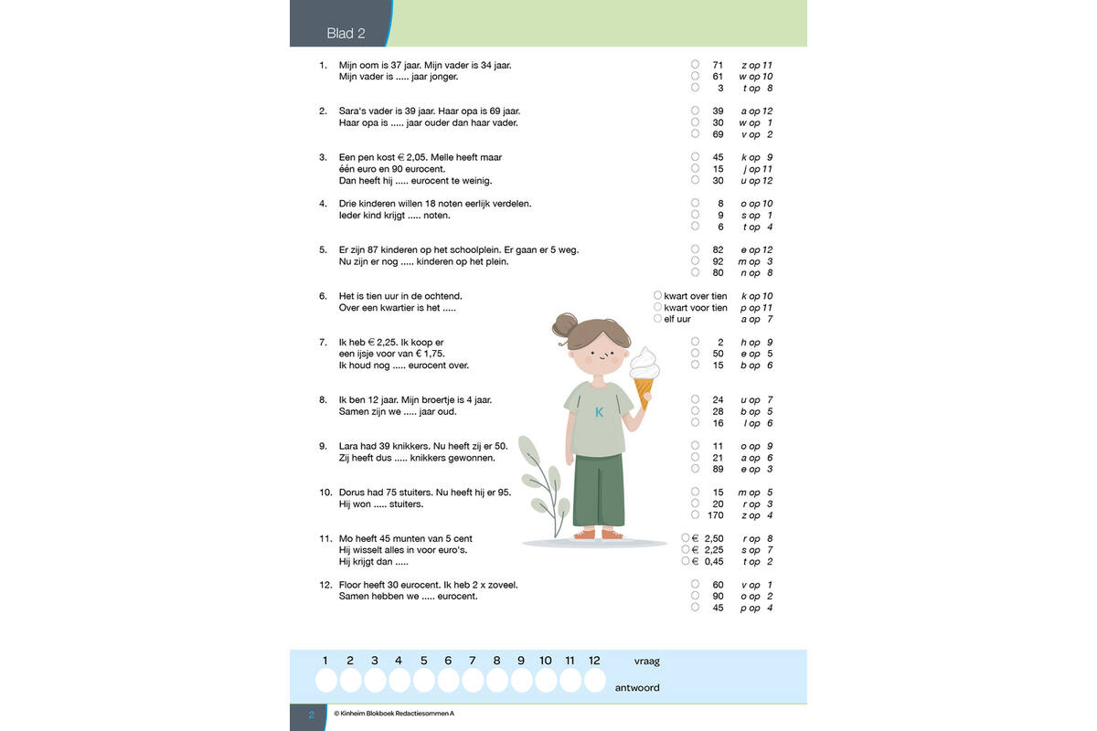 Blokboek redactiesommen A groep 5 (5 stuks)