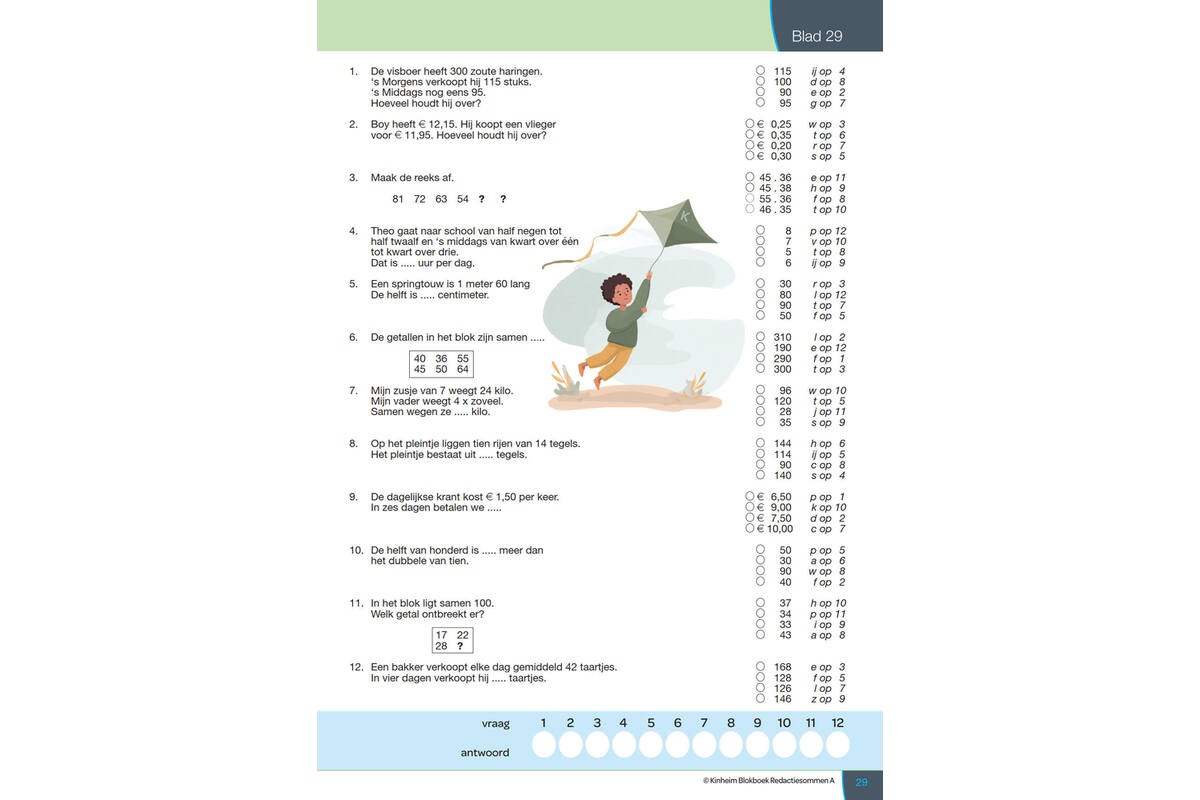 Blokboek redactiesommen A groep 5 (5 stuks)