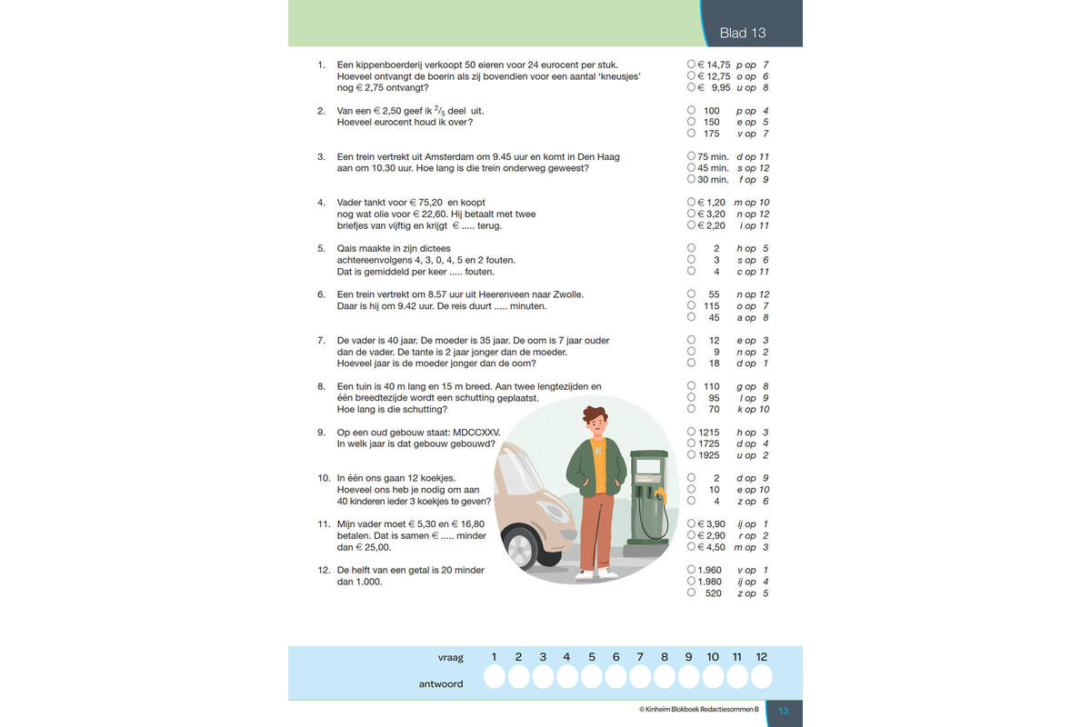 Blokboek redactiesommen B groep 6 (5 stuks)