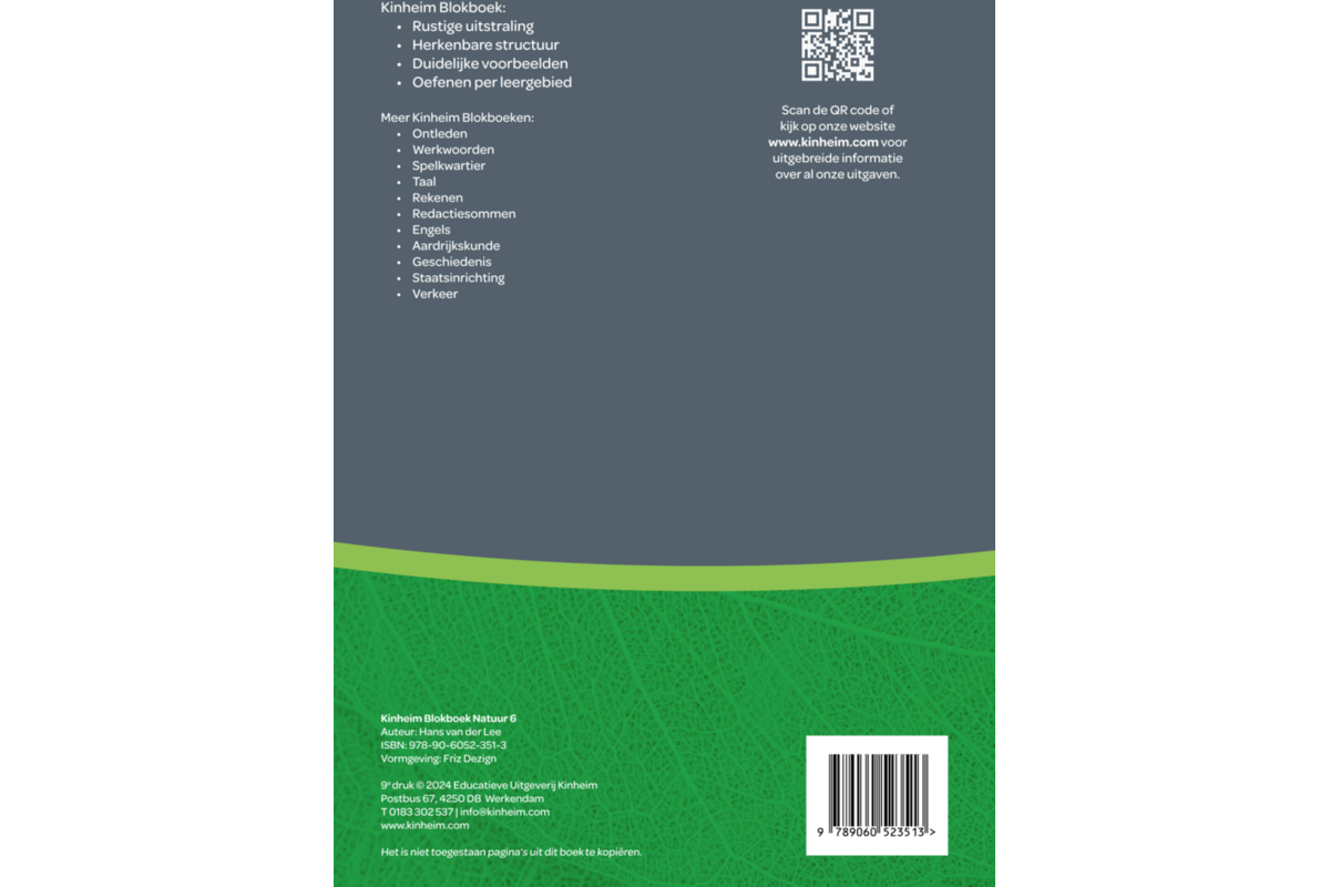 Blokboek natuur groep 6 (5 stuks)