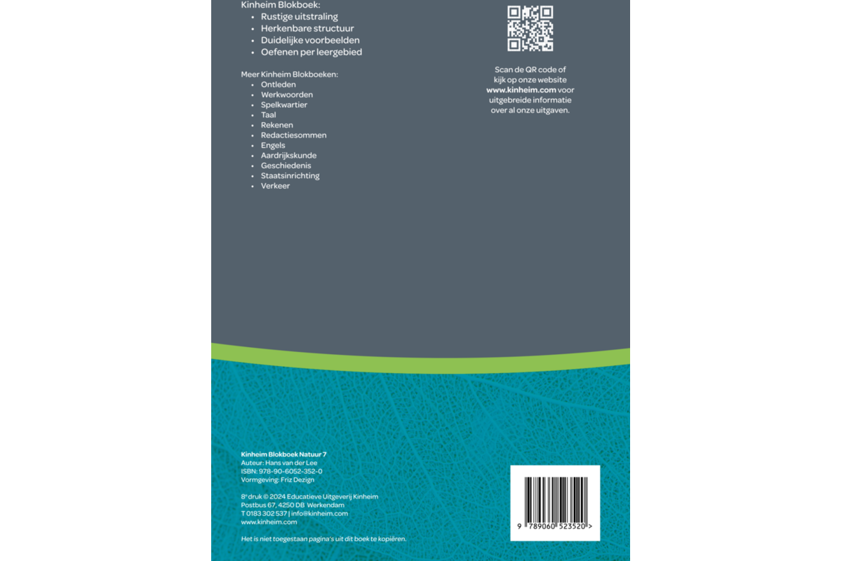 Blokboek natuur groep 7 (5 stuks)