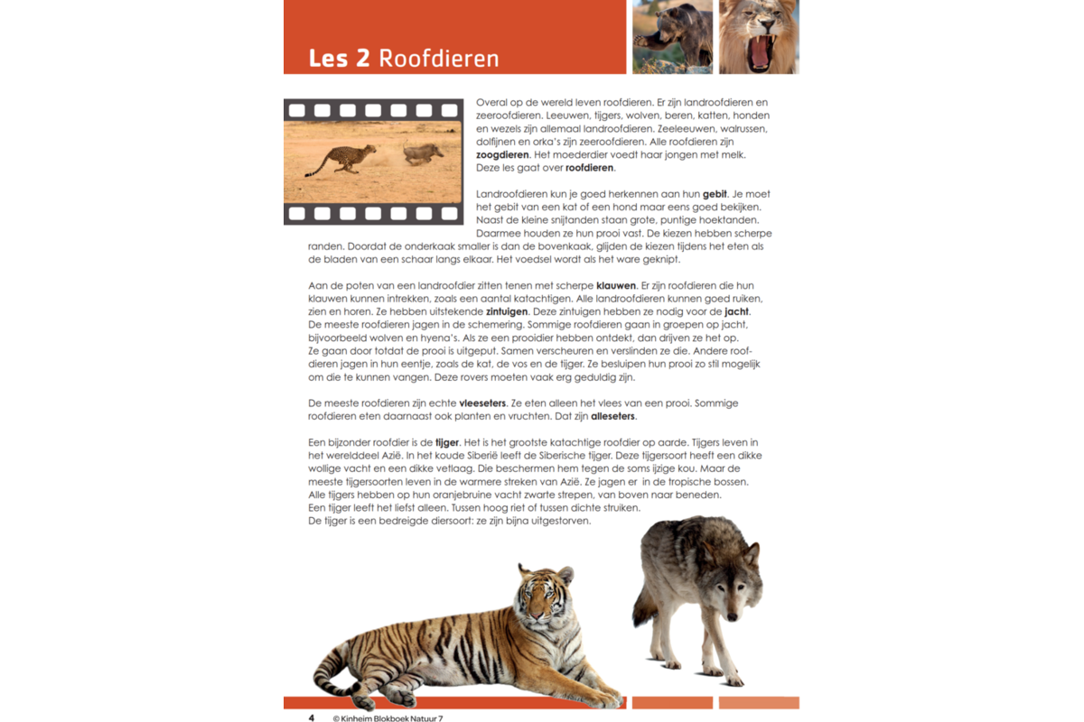 Blokboek natuur groep 7 (5 stuks)