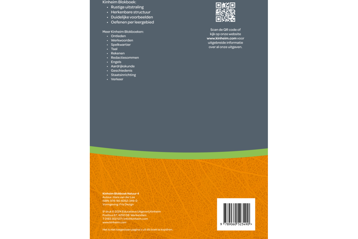 Blokboek natuur groep 4 (5 stuks)