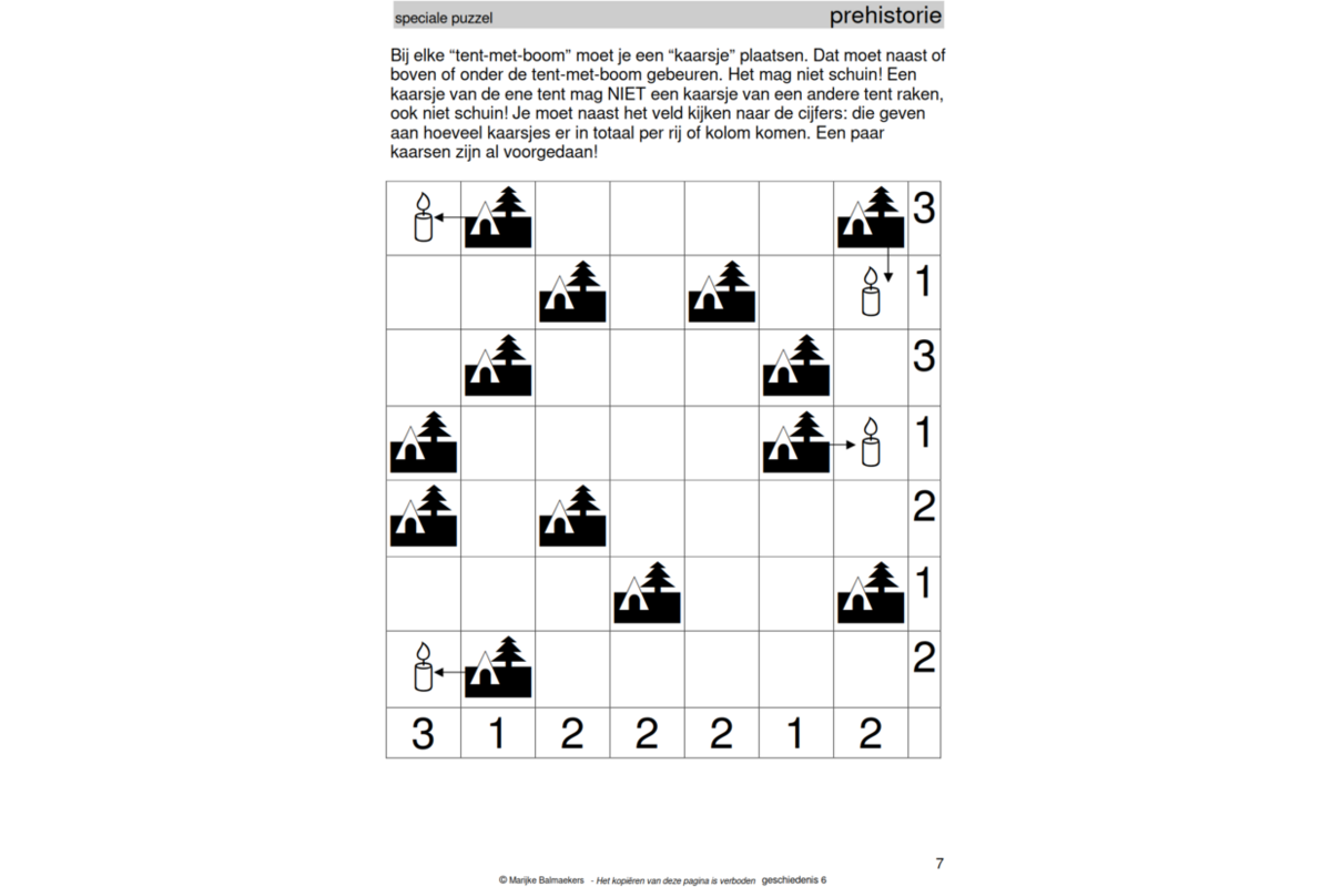 Geschiedenispuzzels groep 6 deel 1 (5 stuks)