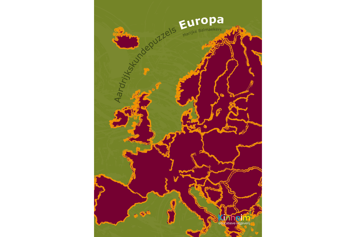 Aardrijkskundepuzzels groep 7 Europa (5 stuks)