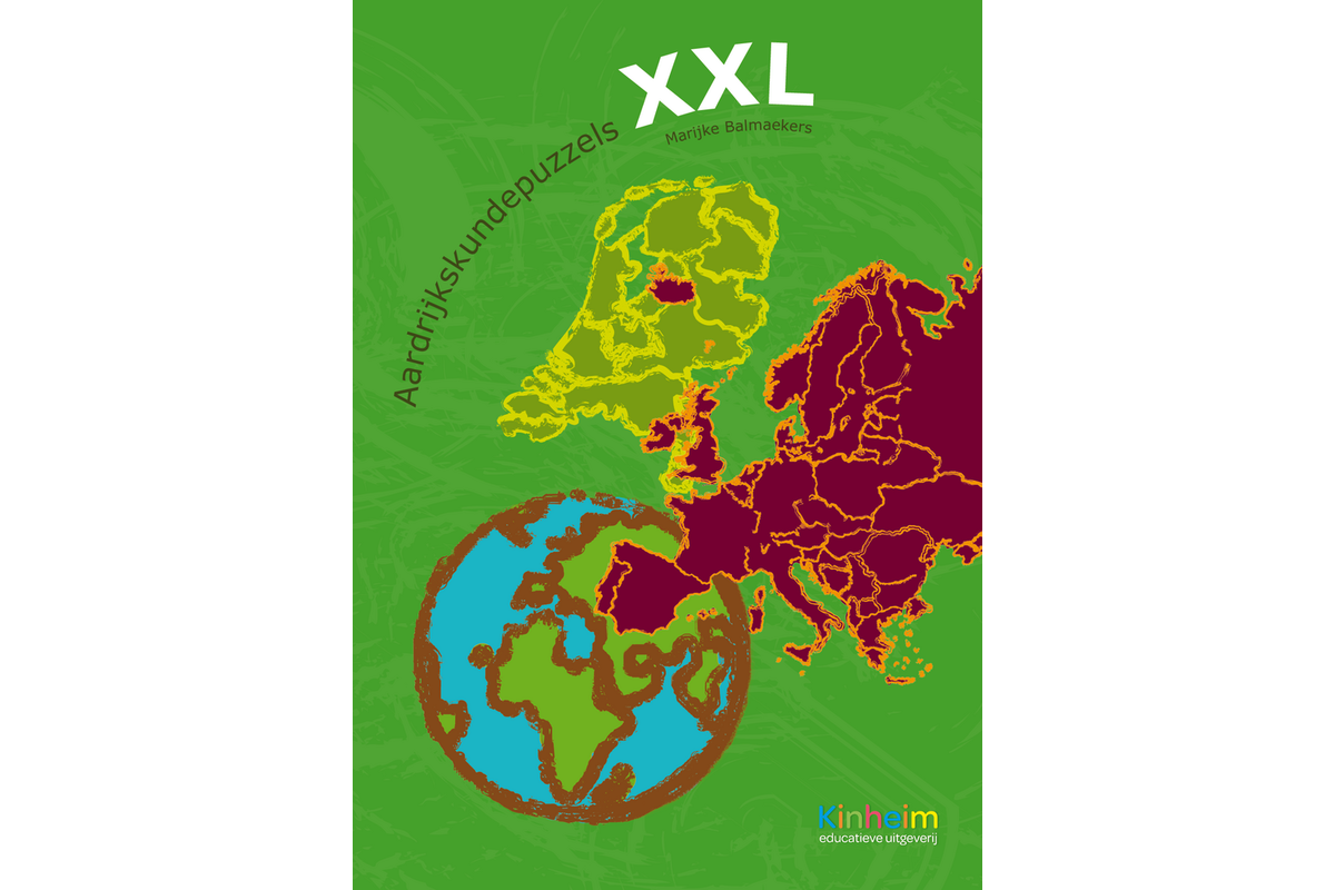 Aardrijkskundepuzzels XXL groep 8 (5 stuks)